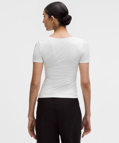Lululemon Women's Wundermost Ultra-Soft Nulu Scoop-Neck T-Shirt