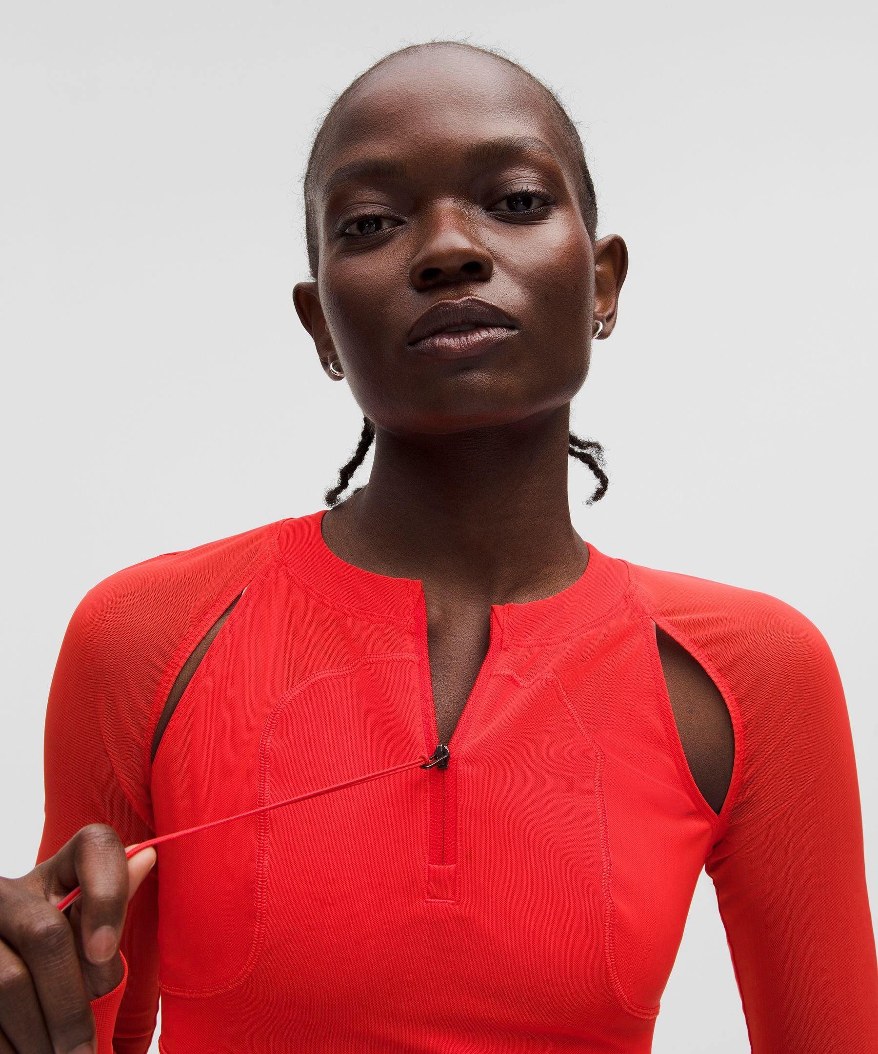 Lululemon Women's Mesh Cropped Long-Sleeve Shirt *SLNSH Collection