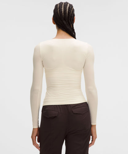 Lululemon Women's Wundermost Ultra-Soft Nulu Square-Neck Long-Sleeve Shirt