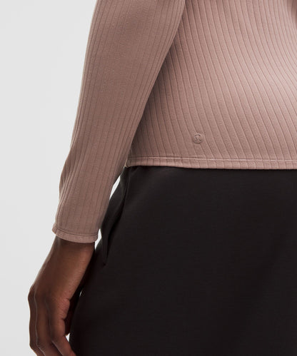 Lululemon Women's Wundermost Ultra-Soft Ribbed Nulu Crewneck Long-Sleeve Shirt