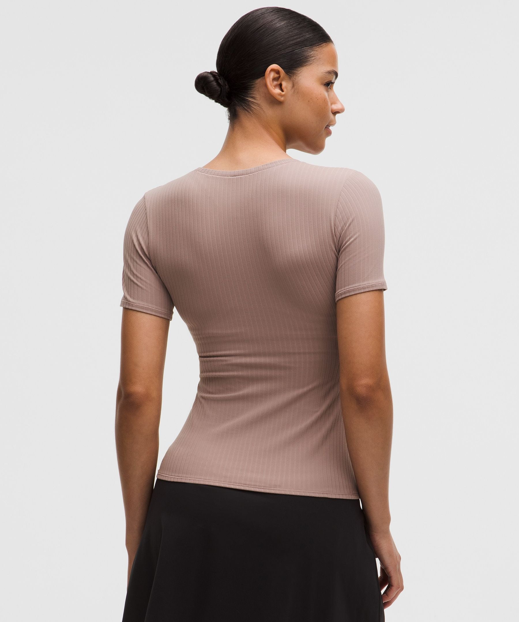 Lululemon Women's Wundermost Ultra-Soft Ribbed Nulu Scoop-Neck Shirt