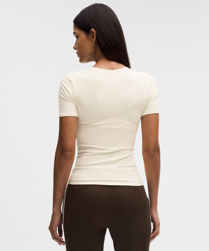 Lululemon Women's Wundermost Ultra-Soft Ribbed Nulu Scoop-Neck Shirt