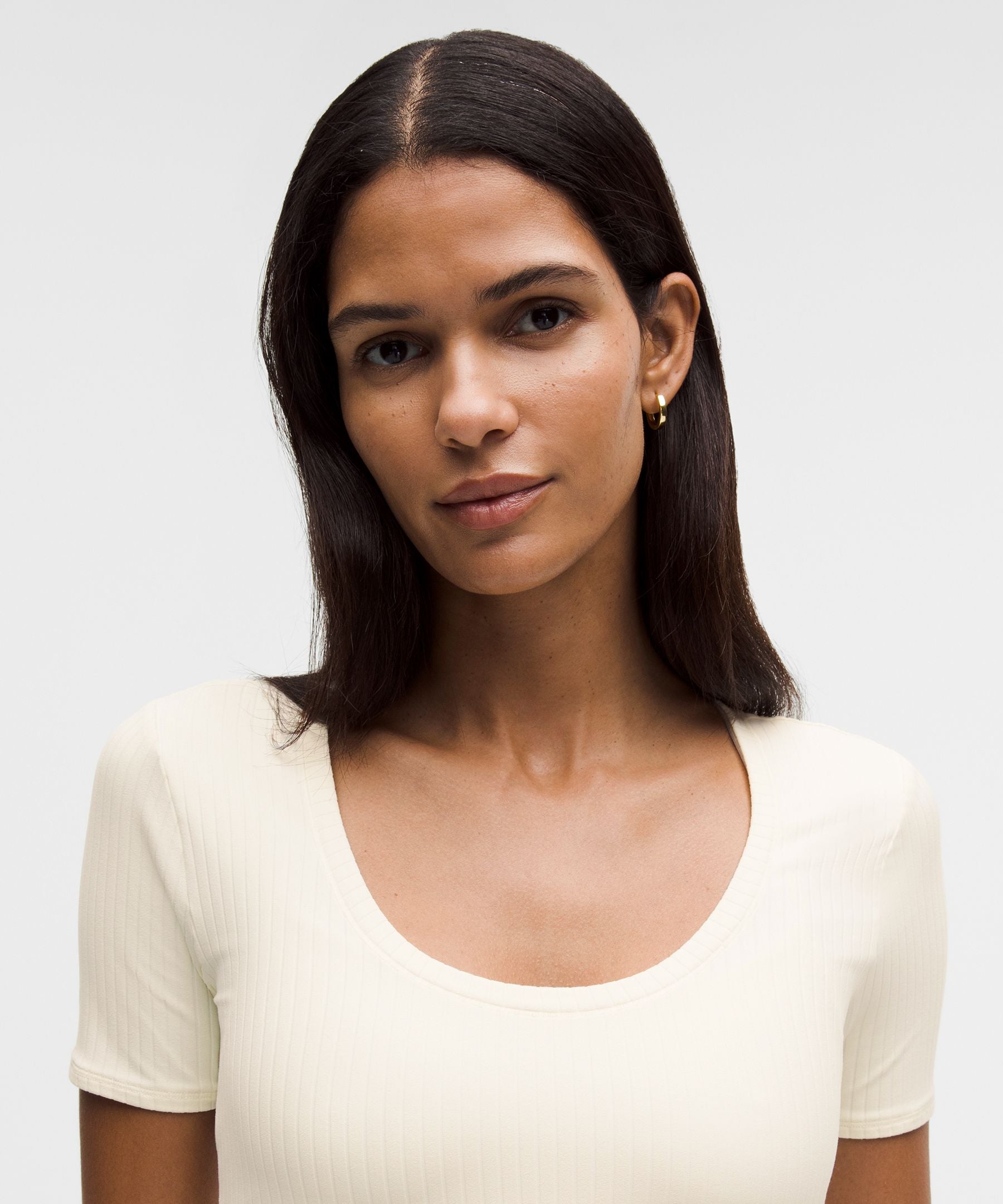 Lululemon Women's Wundermost Ultra-Soft Ribbed Nulu Scoop-Neck Shirt