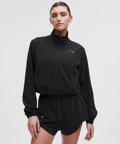 Lululemon Women's Mile Maker Run Crew Graphic Cinch-Hem Jacket