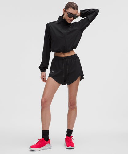 Lululemon Women's Mile Maker Run Crew Graphic Cinch-Hem Jacket