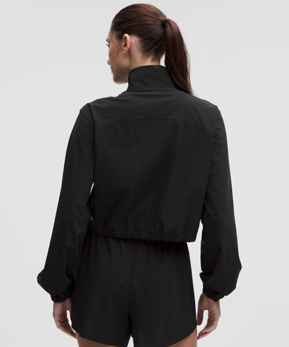 Lululemon Women's Mile Maker Run Crew Graphic Cinch-Hem Jacket