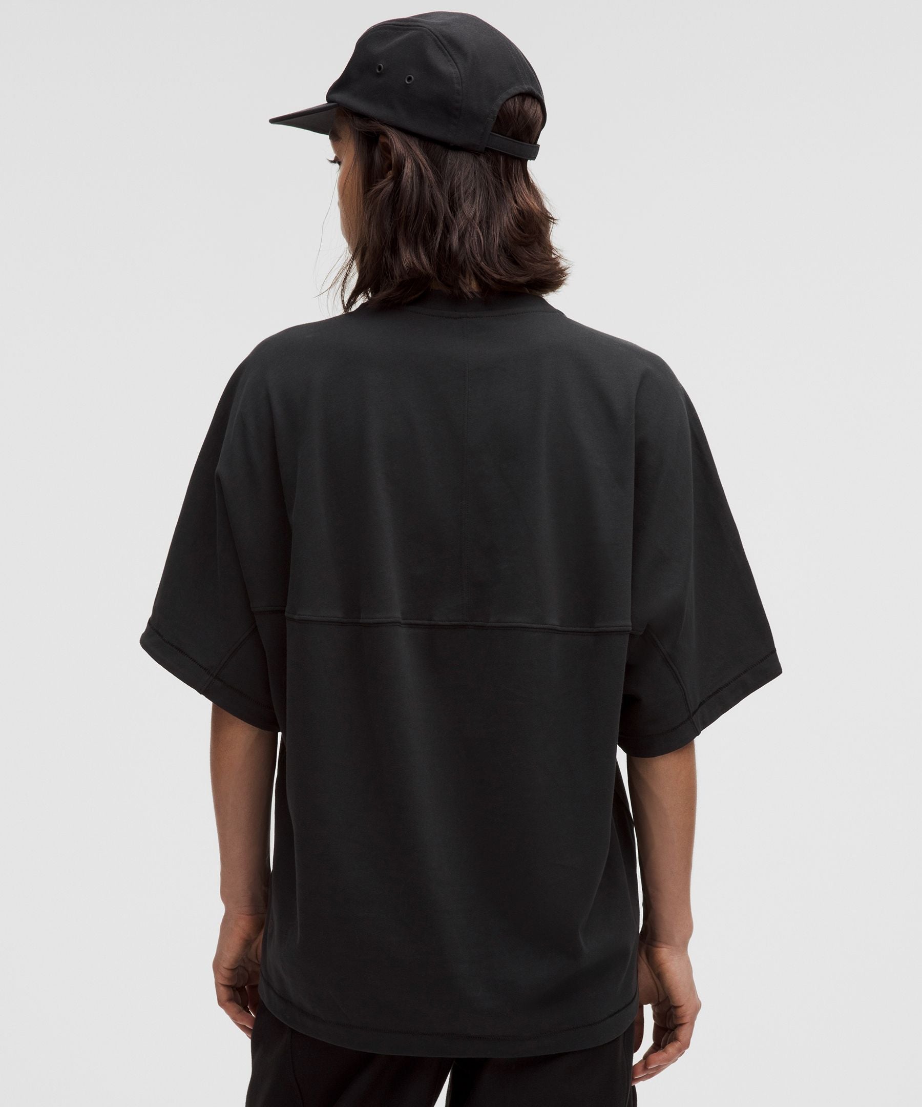 Lululemon Women's Cotton Jersey Oversized Dolman Tee *Stitch Detail