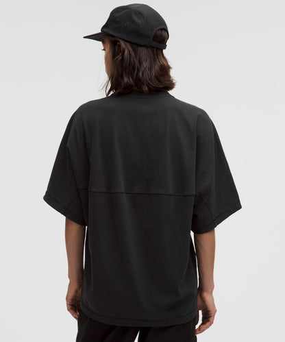 Lululemon Women's Cotton Jersey Oversized Dolman Tee *Stitch Detail