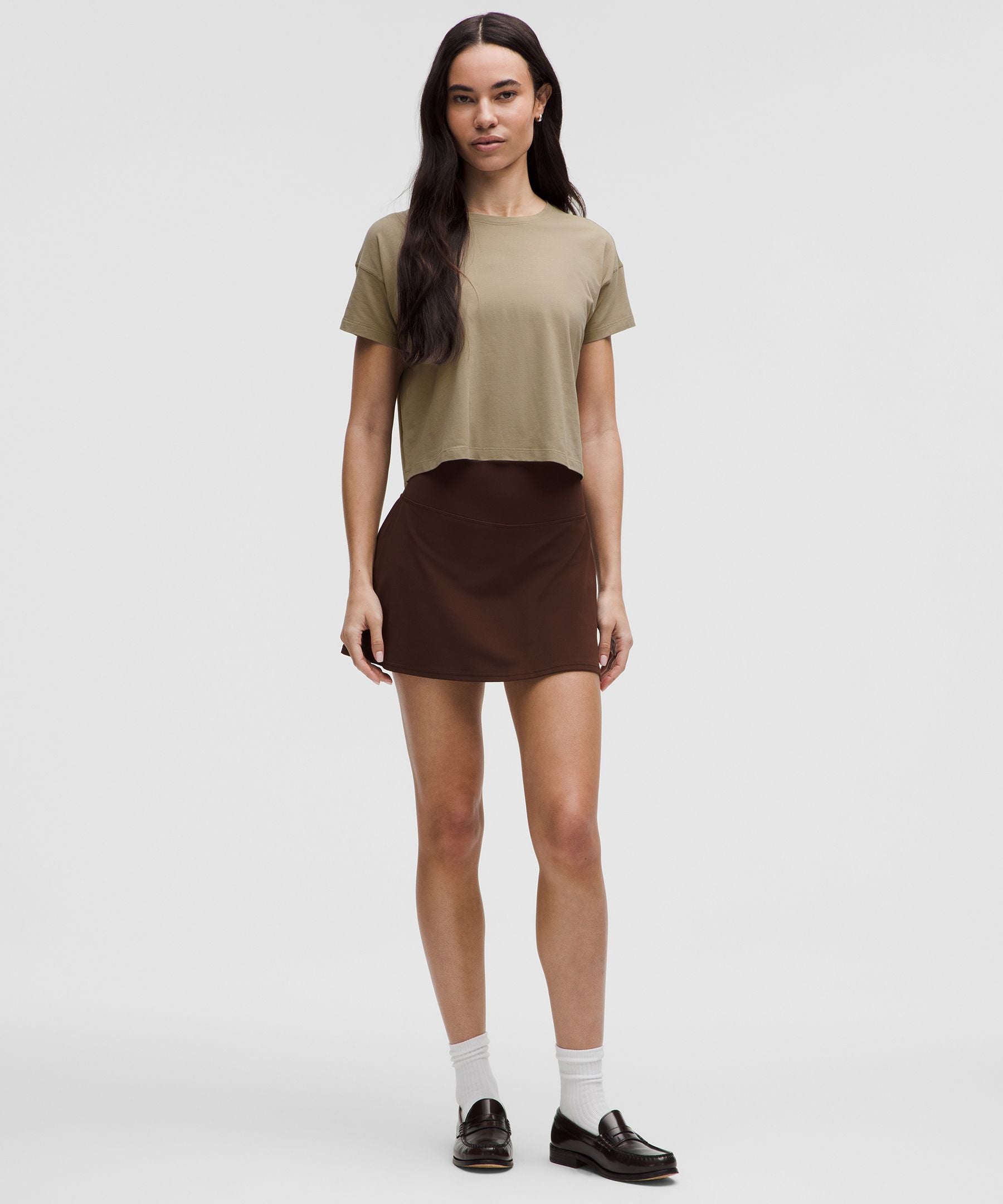 Lululemon Cates T-Shirt Sheer Oak