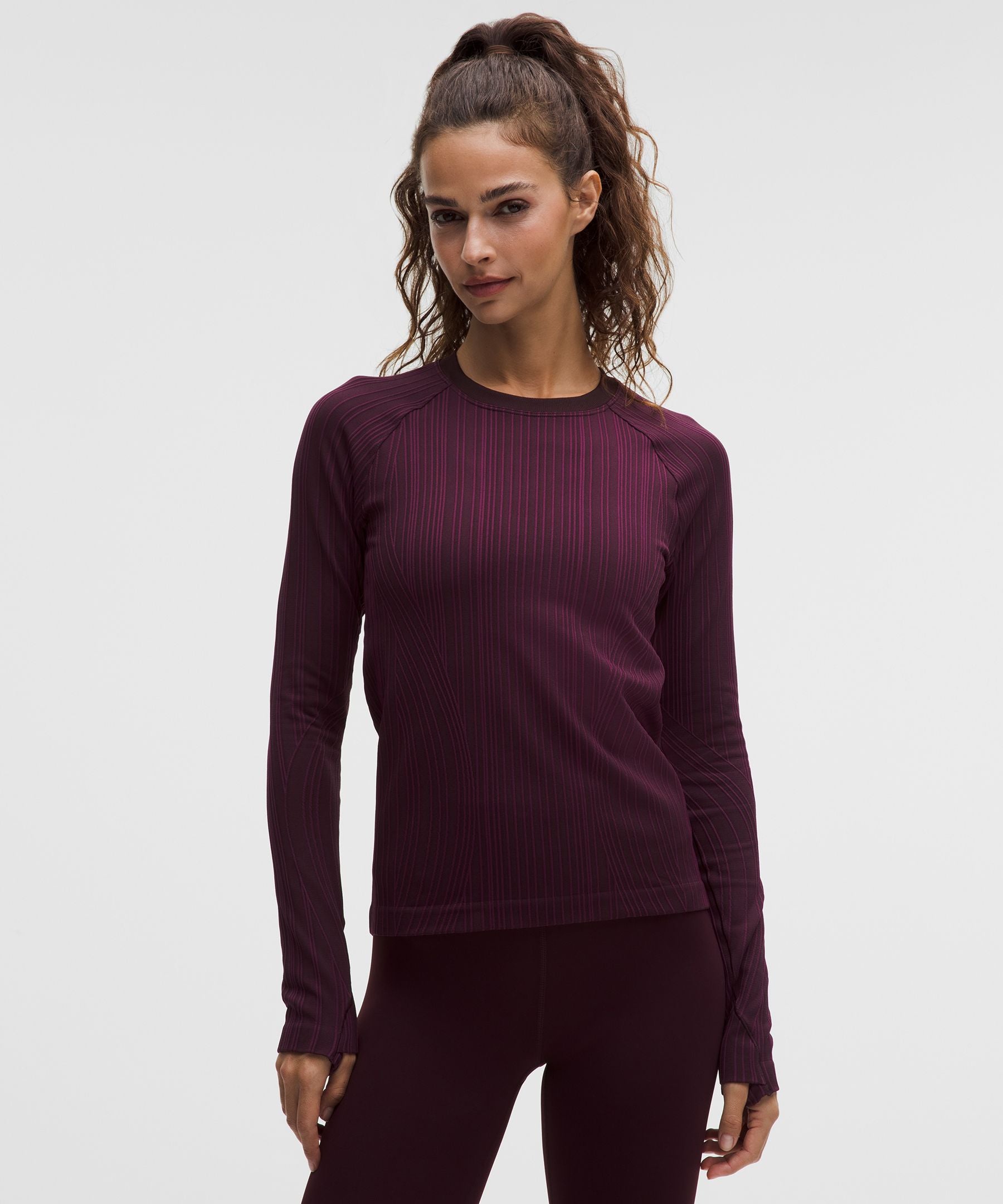 Lululemon Women's Rest Less Variegated Ribbed Pullover