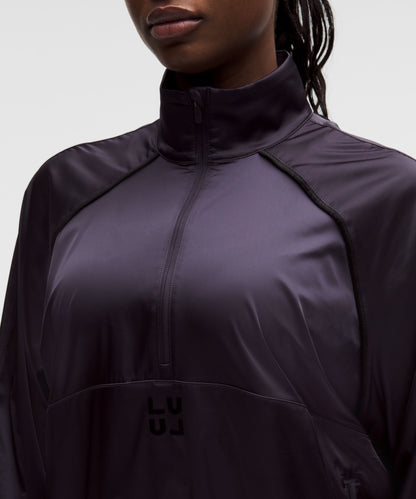 Lululemon Stretch-Satin Flocked Training Jacket