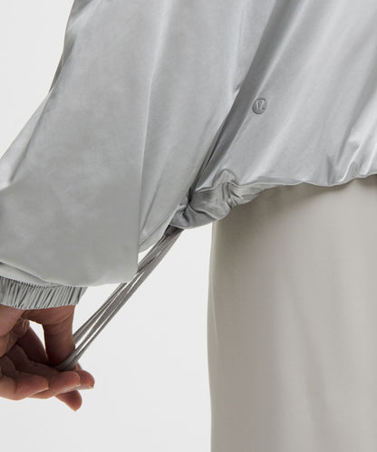 Lululemon Stretch-Satin Flocked Training Jacket