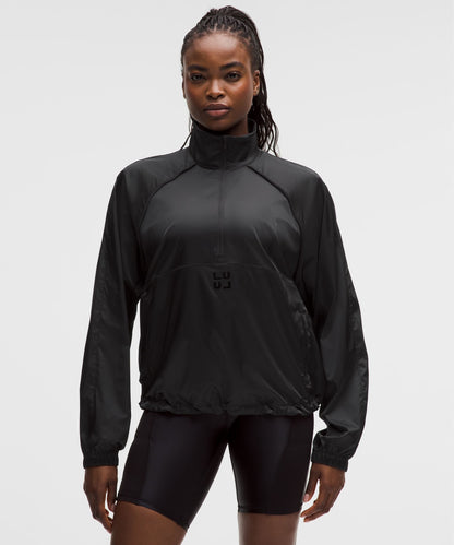 Lululemon Stretch-Satin Flocked Training Jacket