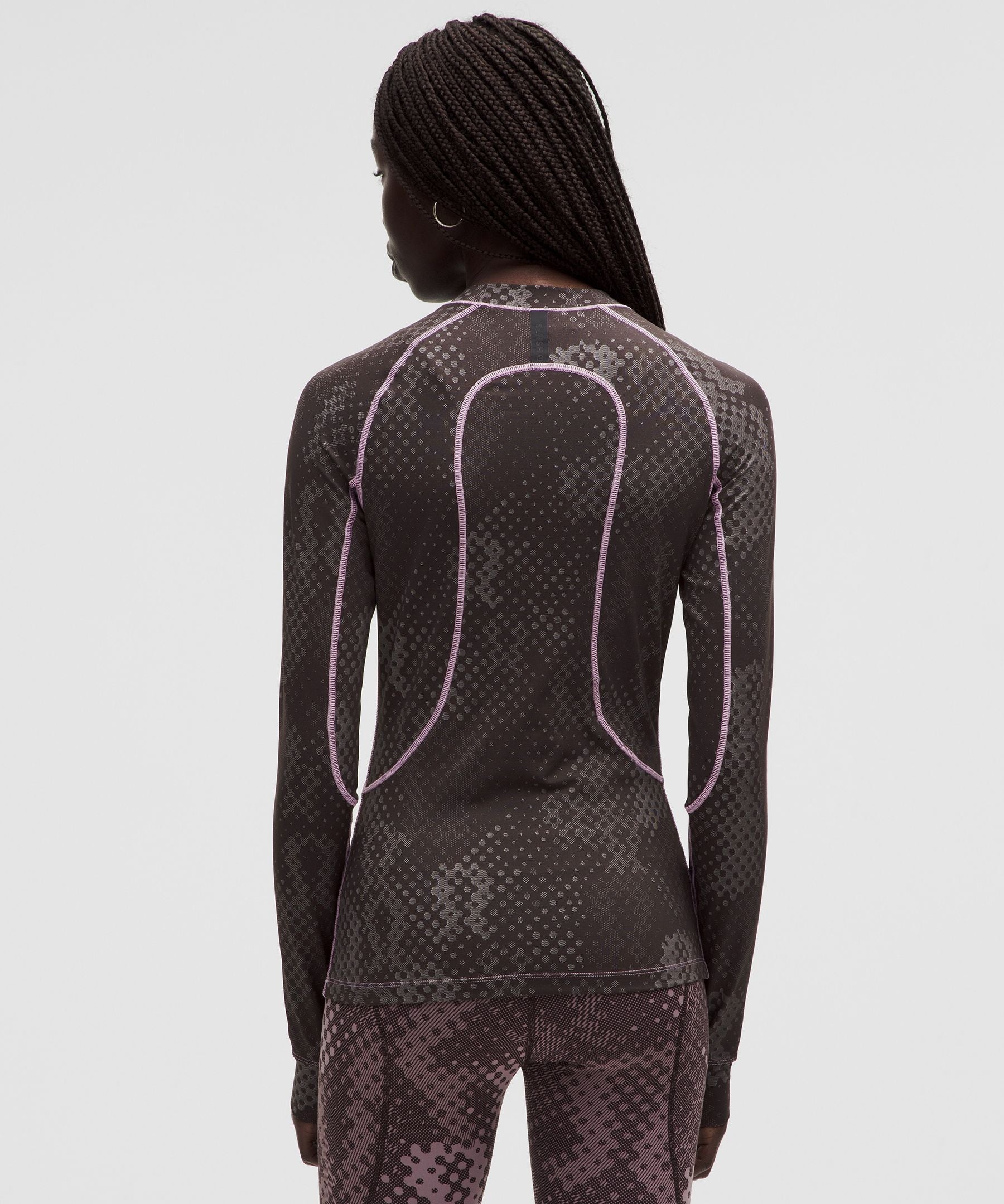 Lululemon Women's Women's Jacquard Tight-Fit Long-Sleeve Shirt *SLNSH Collection