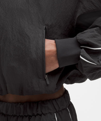 Lululemon Crinkle Nylon Track Jacket *Wordmark
