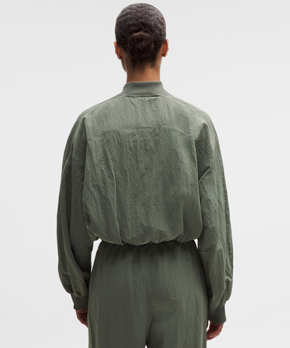 Lululemon Crinkle Nylon Track Jacket *Wordmark