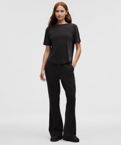 Lululemon Women's Drapey Softstreme Boatneck Short-Sleeve Shirt