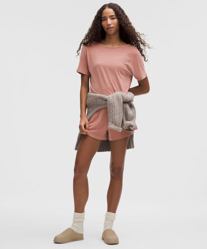 Lululemon Women's Drapey Softstreme Boatneck Short-Sleeve Shirt