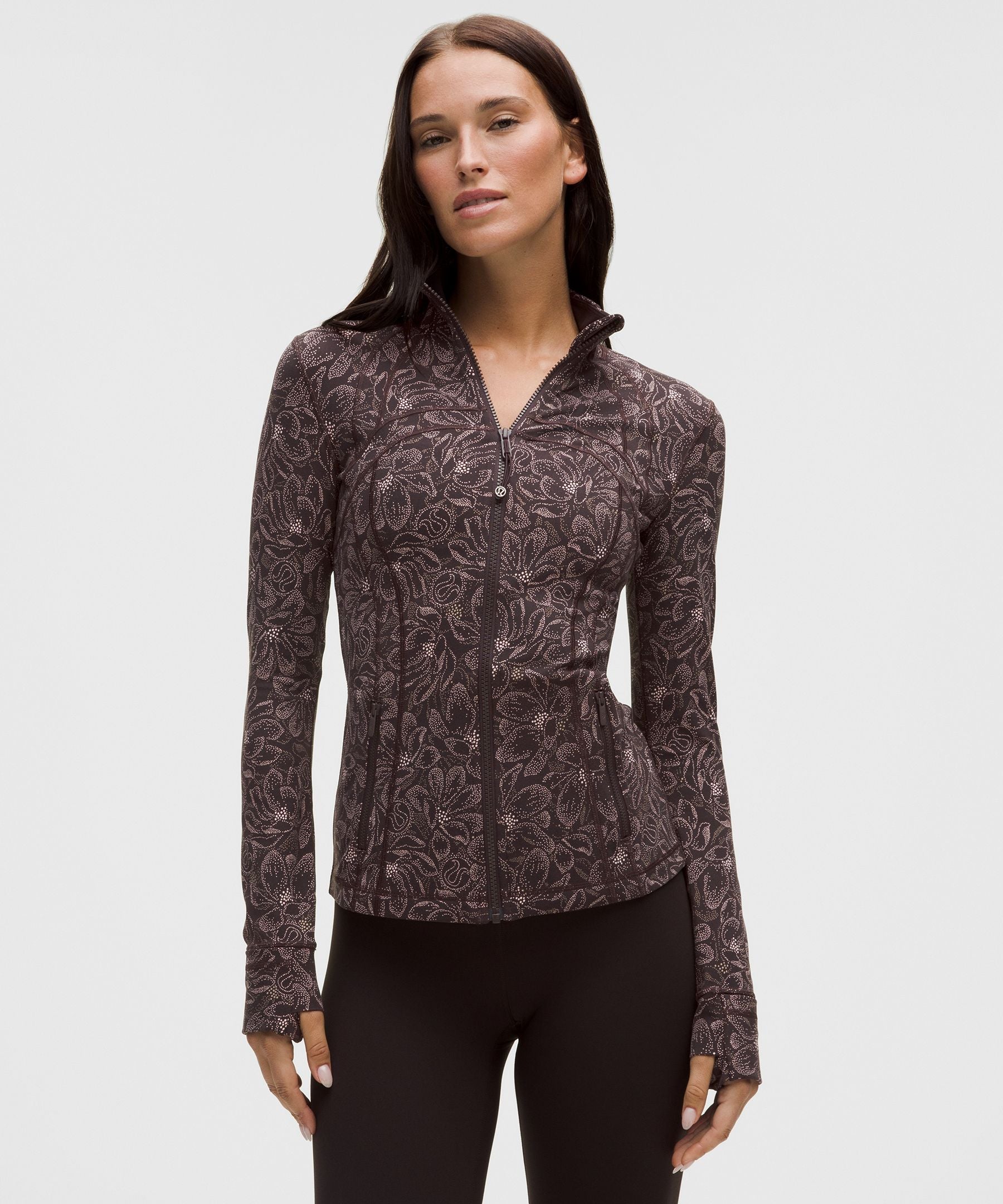 Lululemon Women's Define Jacket *Nulu Dotted Magnolia Pink Multi
