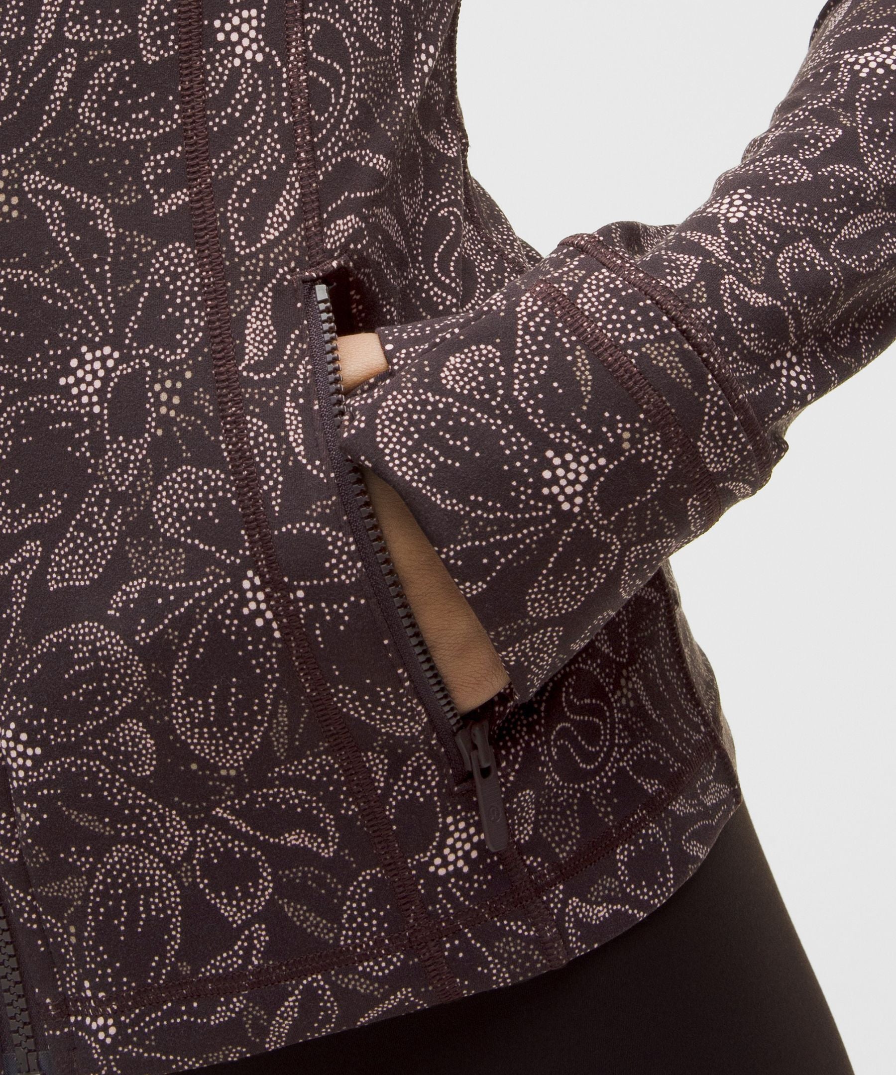 Lululemon Women's Define Jacket *Nulu Dotted Magnolia Pink Multi