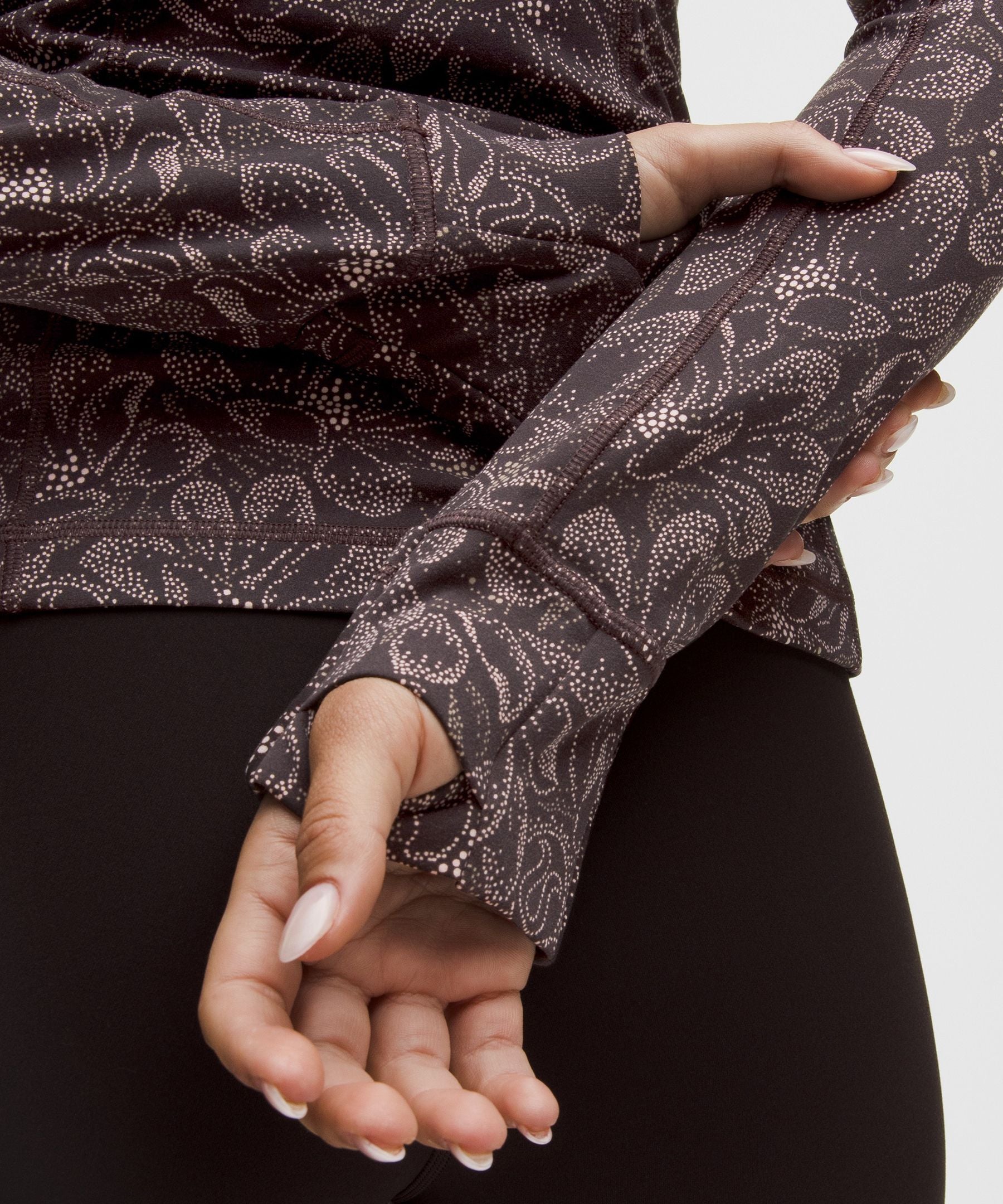 Lululemon Women's Define Jacket *Nulu Dotted Magnolia Pink Multi