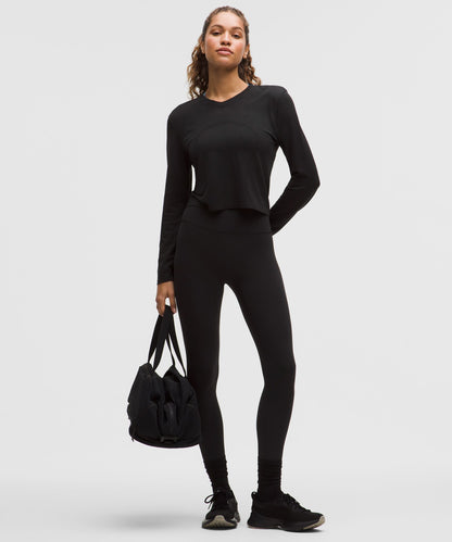 Lululemon Women's Swiftly Open-Hole V-Neck Long-Sleeve Shirt