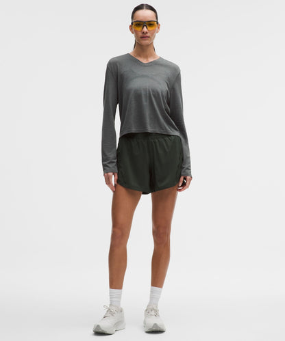 Lululemon Women's Swiftly Open-Hole V-Neck Long-Sleeve Shirt