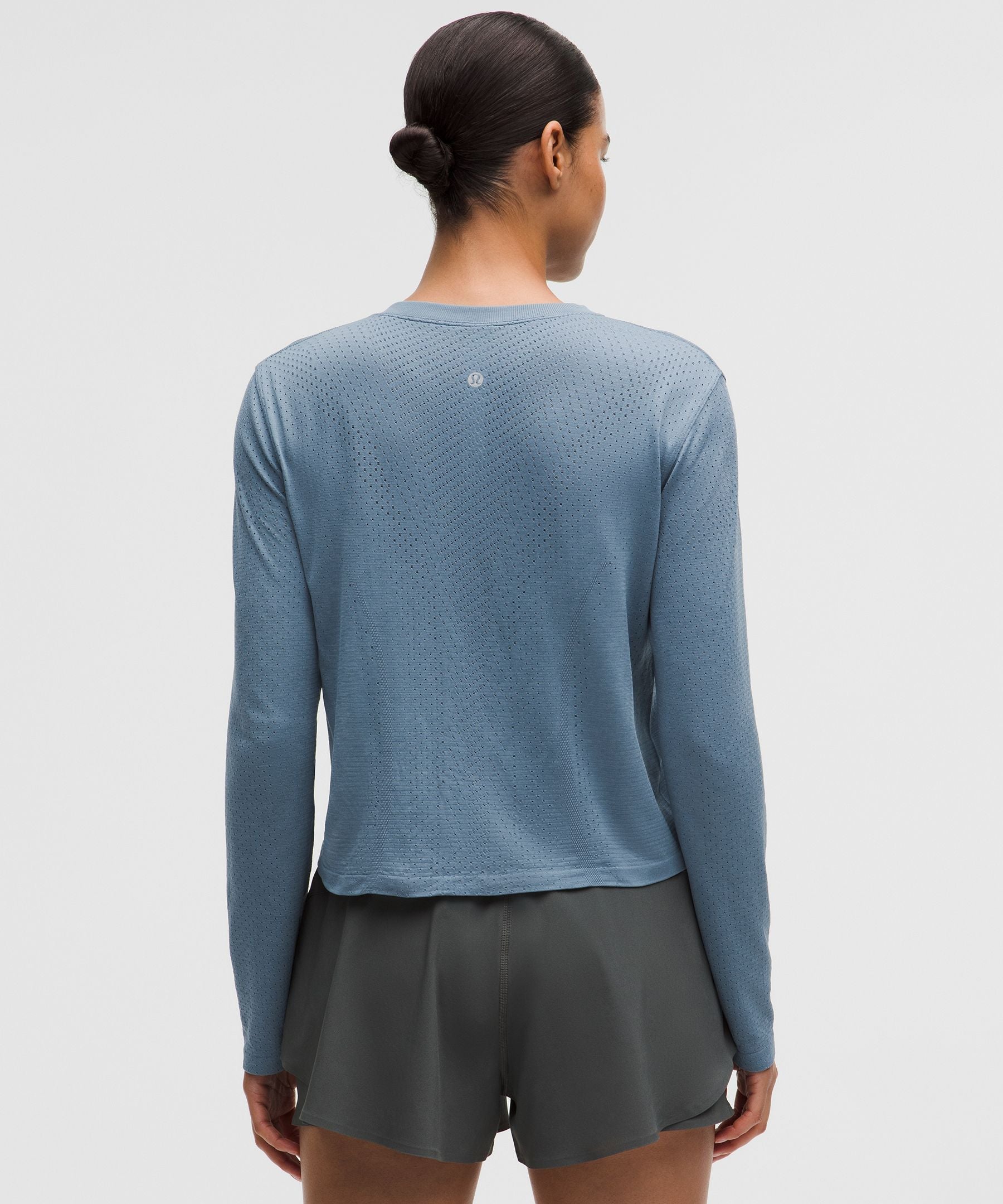 Lululemon Women's Swiftly Open-Hole V-Neck Long-Sleeve Shirt