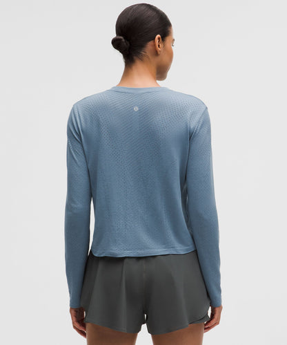 Lululemon Women's Swiftly Open-Hole V-Neck Long-Sleeve Shirt