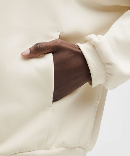 Lululemon Brushed Softstreme Oversized Bomber Jacket