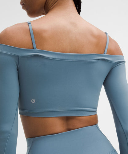 Lululemon Women's Wunder Train Off-Shoulder Long-Sleeve Shirt