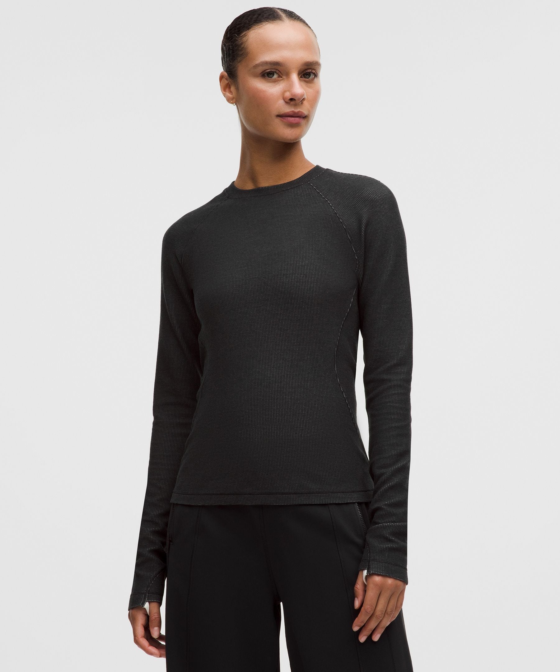 Lululemon Women's Waffle-Knit Crewneck Base Layer