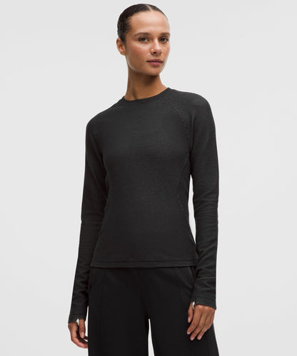 Lululemon Women's Waffle-Knit Crewneck Base Layer