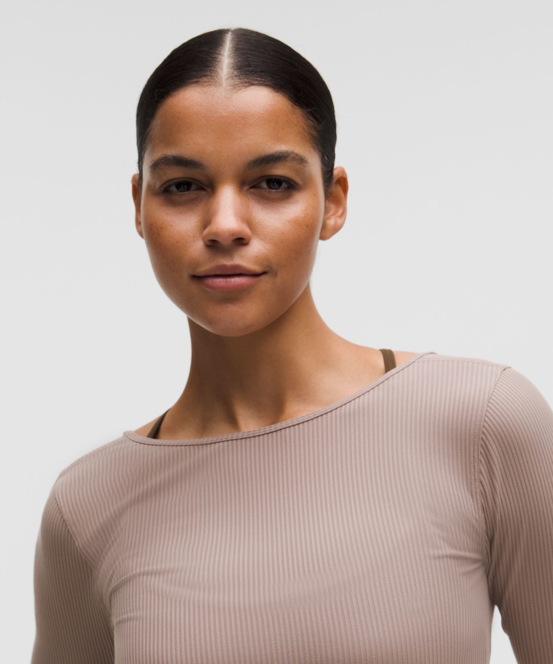 Lululemon Women's Ribbed Scoop-Back Yoga Long-Sleeve Shirt