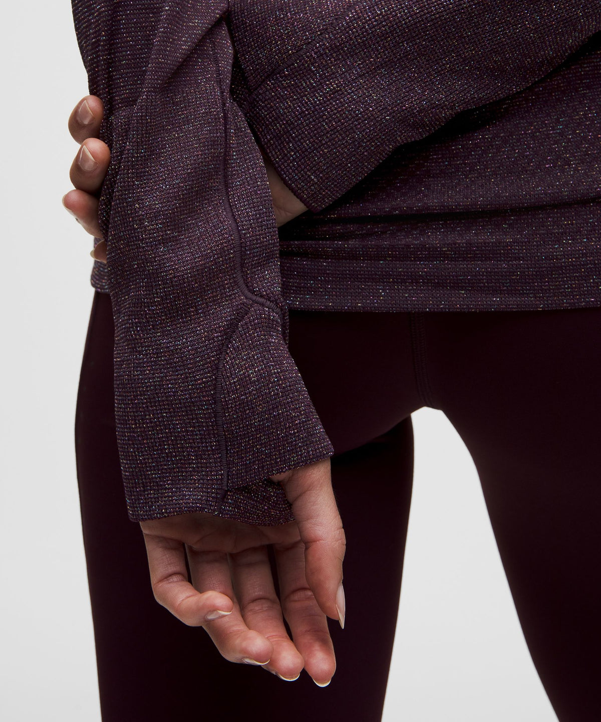 Lululemon Women's Swiftly Tech Long-Sleeve Shirt 2.0 Hip Length *Sparkle