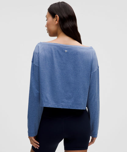Lululemon Women's Softy Suedey Relaxed Boatneck Long-Sleeve Shirt