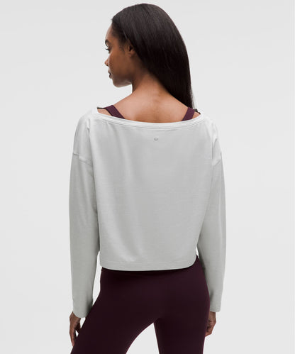 Lululemon Women's Softy Suedey Relaxed Boatneck Long-Sleeve Shirt