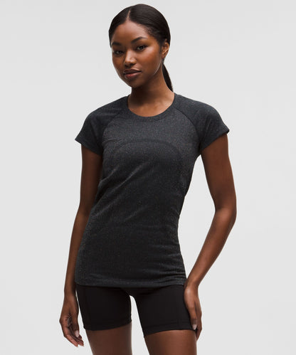 Lululemon Women's Swiftly Tech Short-Sleeve Shirt 2.0 Hip Length *Sparkle