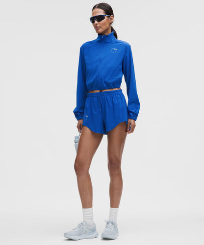 Lululemon Women's Mile Maker Run Crew Graphic Cinch-Hem Jacket
