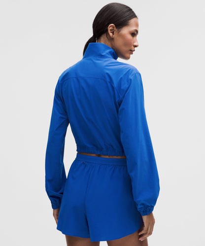 Lululemon Women's Mile Maker Run Crew Graphic Cinch-Hem Jacket