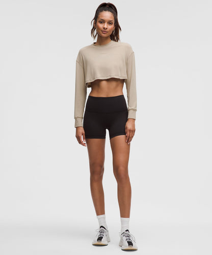 Lululemon Women's Jersey Training Super-Cropped Long-Sleeve Shirt