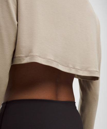 Lululemon Women's Jersey Training Super-Cropped Long-Sleeve Shirt