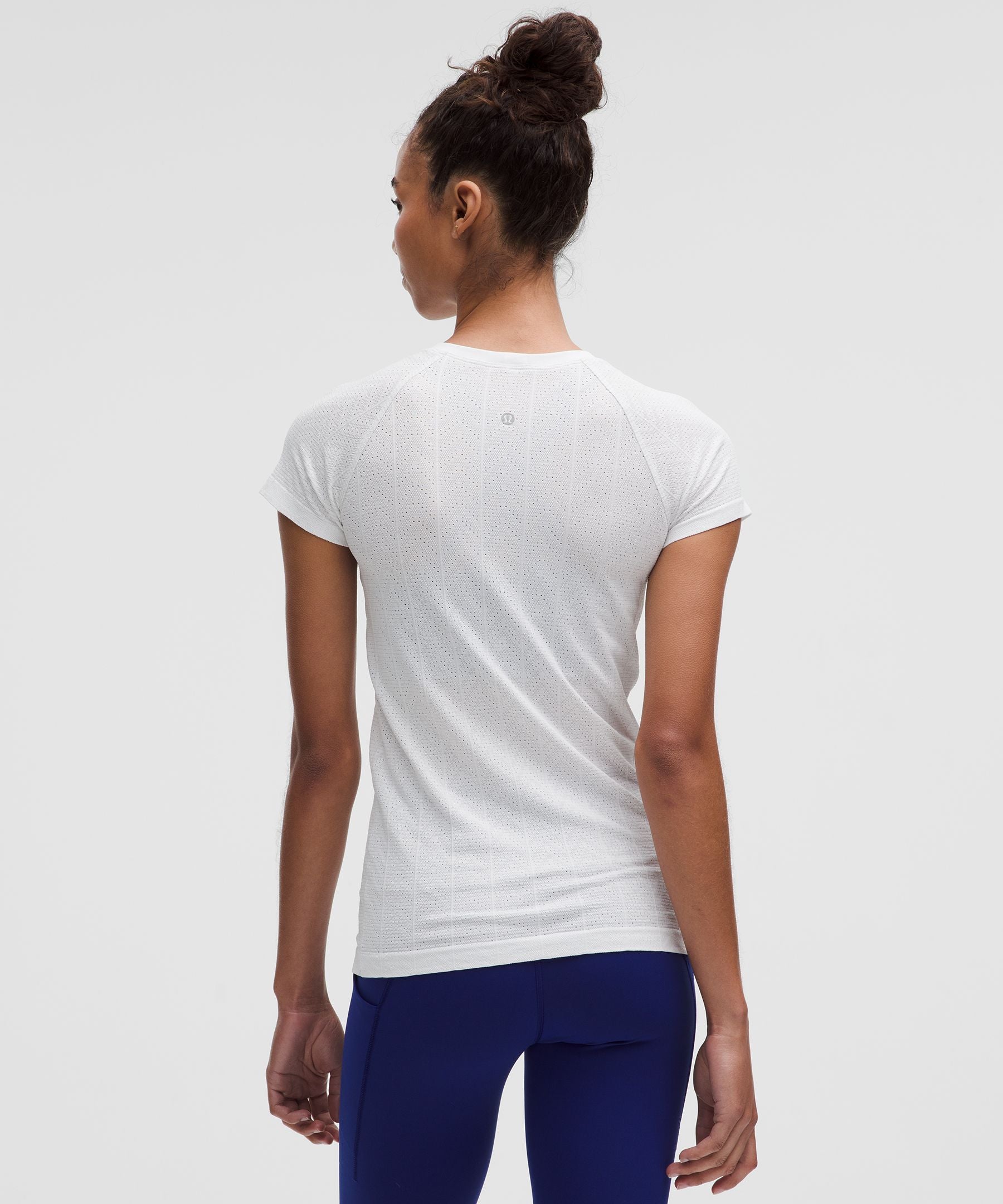 Lululemon Women's Swiftly Pointelle Short-Sleeve Shirt *Hip Length