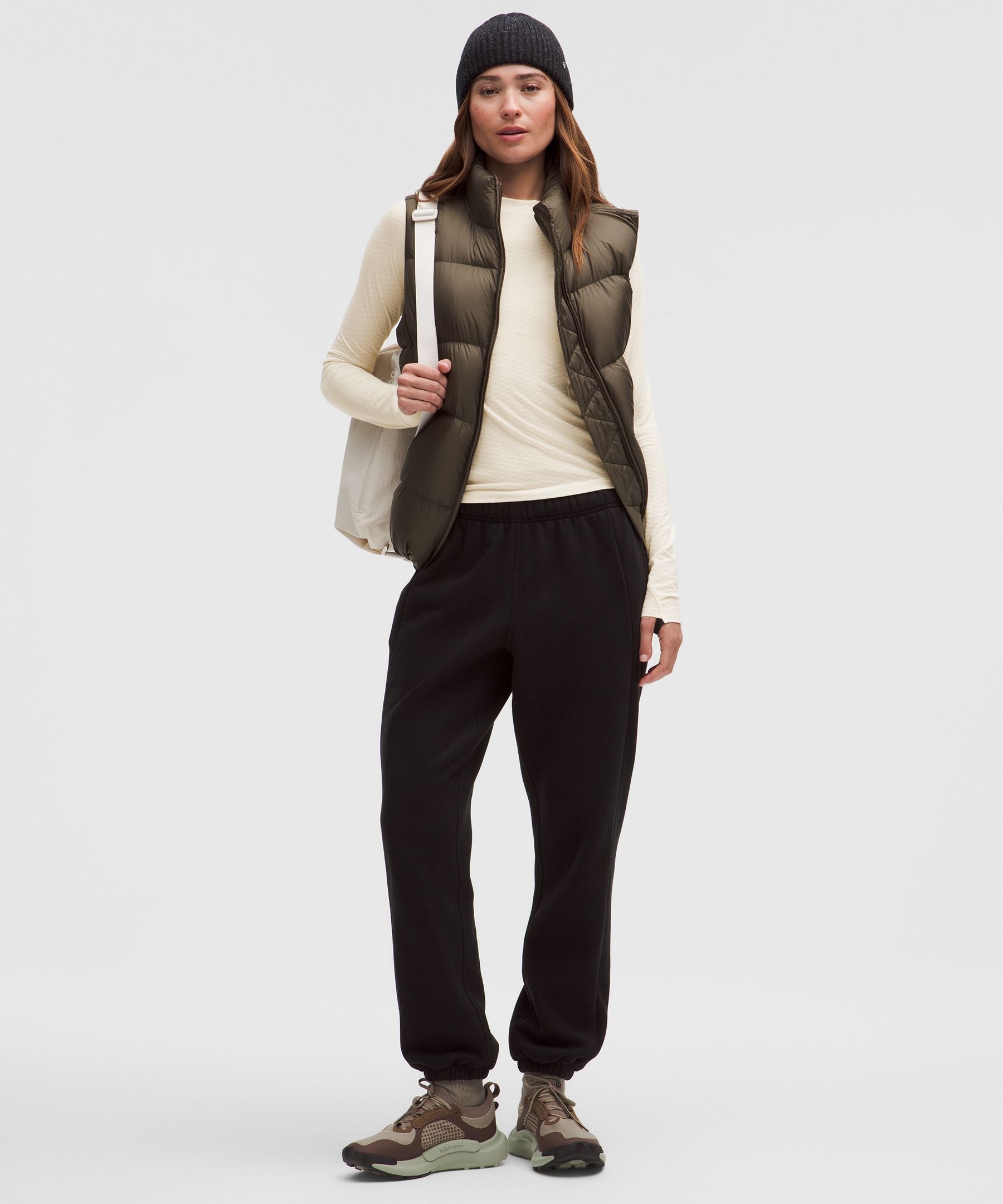 Lululemon Women's Diamond-Texture Wool-Blend Crewneck Base Layer