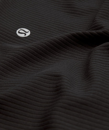 Lululemon Women's All It Takes Ribbed Nulu V-Neck Long-Sleeve Shirt *B-D Cups