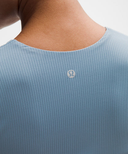 Lululemon Women's All It Takes Ribbed Nulu V-Neck Long-Sleeve Shirt *B-D Cups