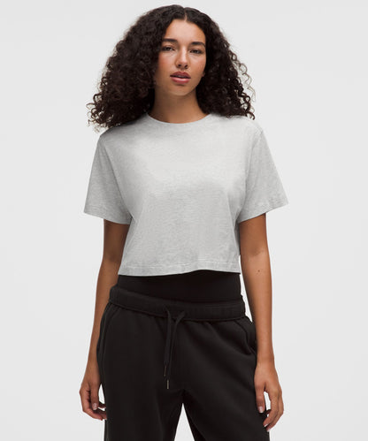 Lululemon Women's All Yours Organic Cotton Cropped T-Shirt