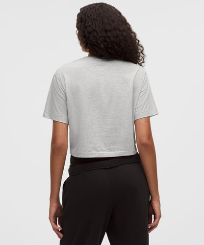 Lululemon Women's All Yours Organic Cotton Cropped T-Shirt