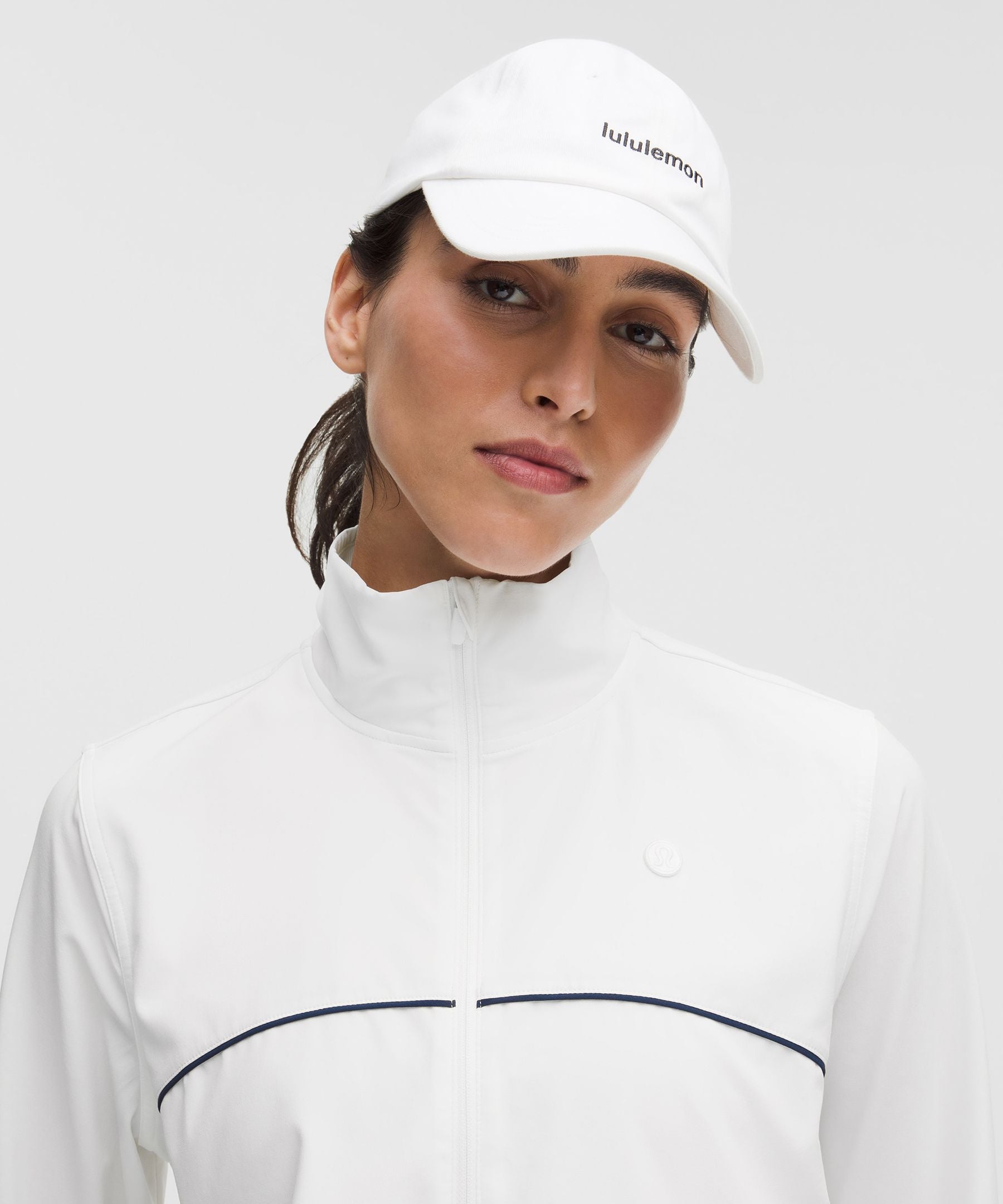 Lululemon Court Rival Tennis Track Jacket White/Club Blue
