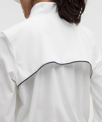 Lululemon Court Rival Tennis Track Jacket White/Club Blue